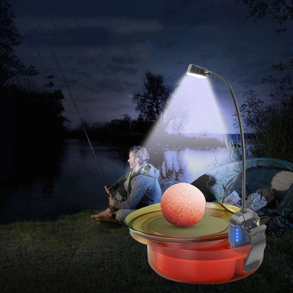 Reading Light with Motion Sensor Reading Lamp with Power Indicator Clip on Lamp Waterproof for Reading Camping Fishing