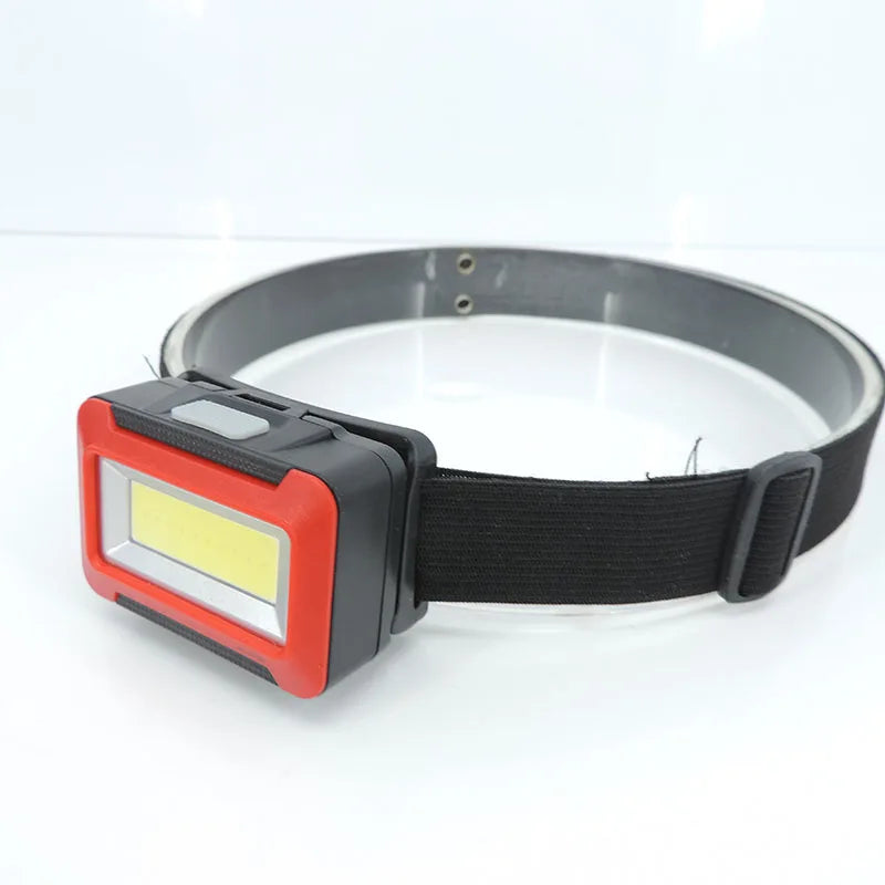 Mini Headlamp Portable COB LED Headlight head torch 3 Modes AAA Outdoor night small Head Lamp for Camping Hiking Fishing Cycling
