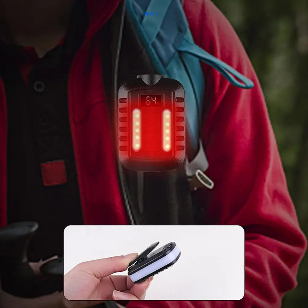 Clip-on Hat Light Ultralight Led Cap Light with Digital Power Display for Camping Super Bright Waterproof Clip-on Hat Lamp