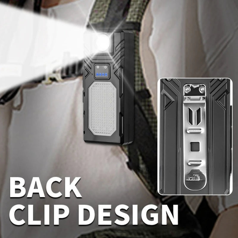 Hanging Ear Detachable Headlamp Sensor Camping Headlight Mini Portable Flashlight Magnetic Work Light Waterproof Emergency Lamp