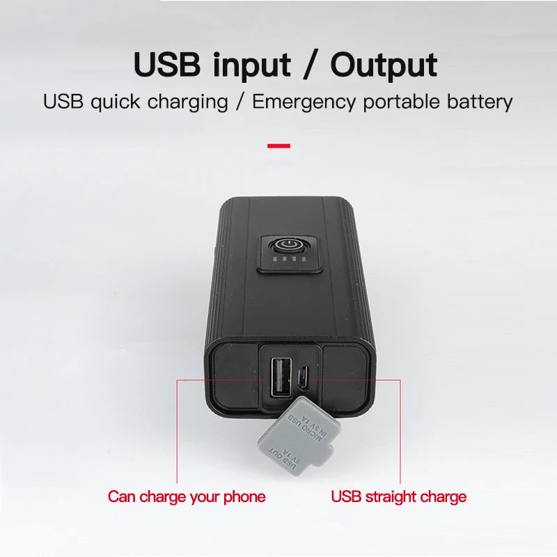Luces de advertencia para exteriores con carga USB, luces de advertencia, faros nocturnos, accesorios