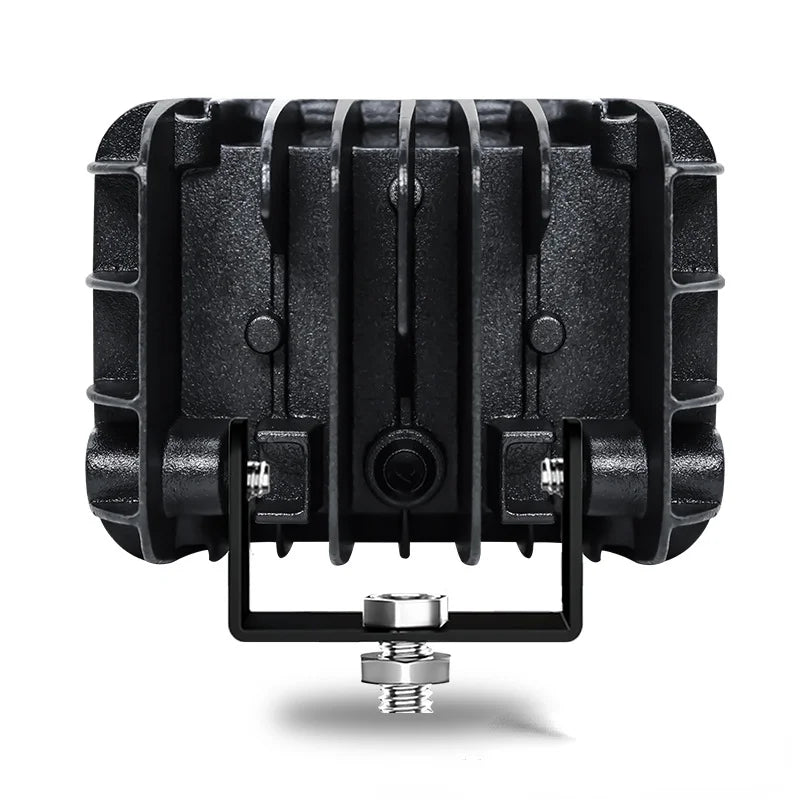 60W 12V Waterproof Three-sided Luminous Flood Light 4 inch LED Car Work Light Bar Headlights for Cars Off-road SUV Truck