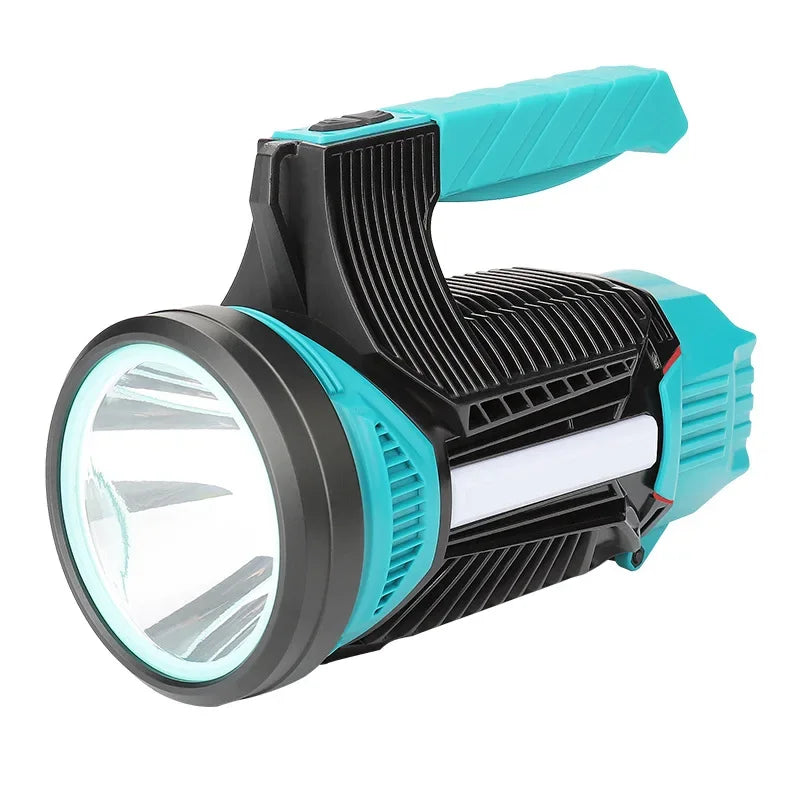 Outdoor High Powerful Super Bright Spotlight Handheld Led Flashlight 8h Runtime Usb Torch 2200lumen Searchlight
