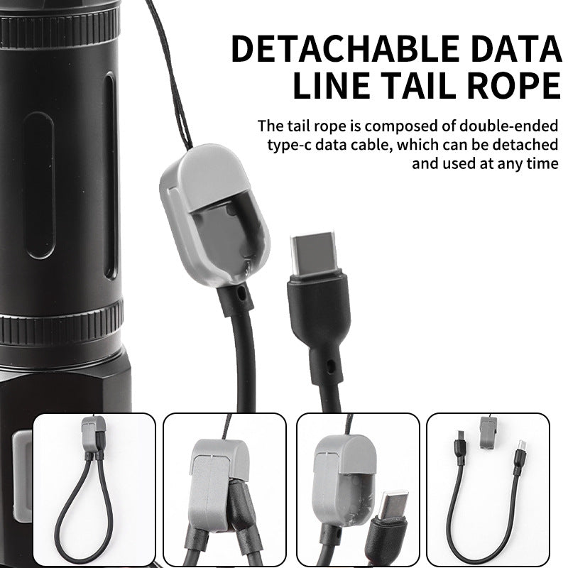 Super Portable Rechargeable Led Lamp 18650 BatteryWaterproof High Power Led Flashlight White Laser Outdoor Torch Light