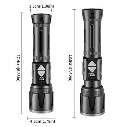 Super Portable Rechargeable Led Lamp 18650 BatteryWaterproof High Power Led Flashlight White Laser Outdoor Torch Light