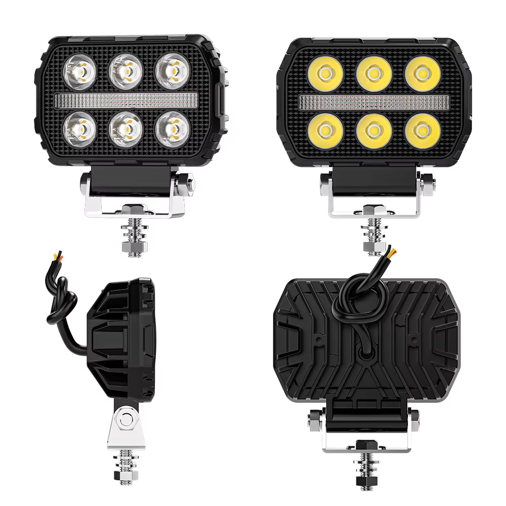 New 4.5Inch Square Driving DRL Spotlight Auxiliary Light WorkLight Led 9-30V Led Work Light For Trucks Car SUV ATC Boat