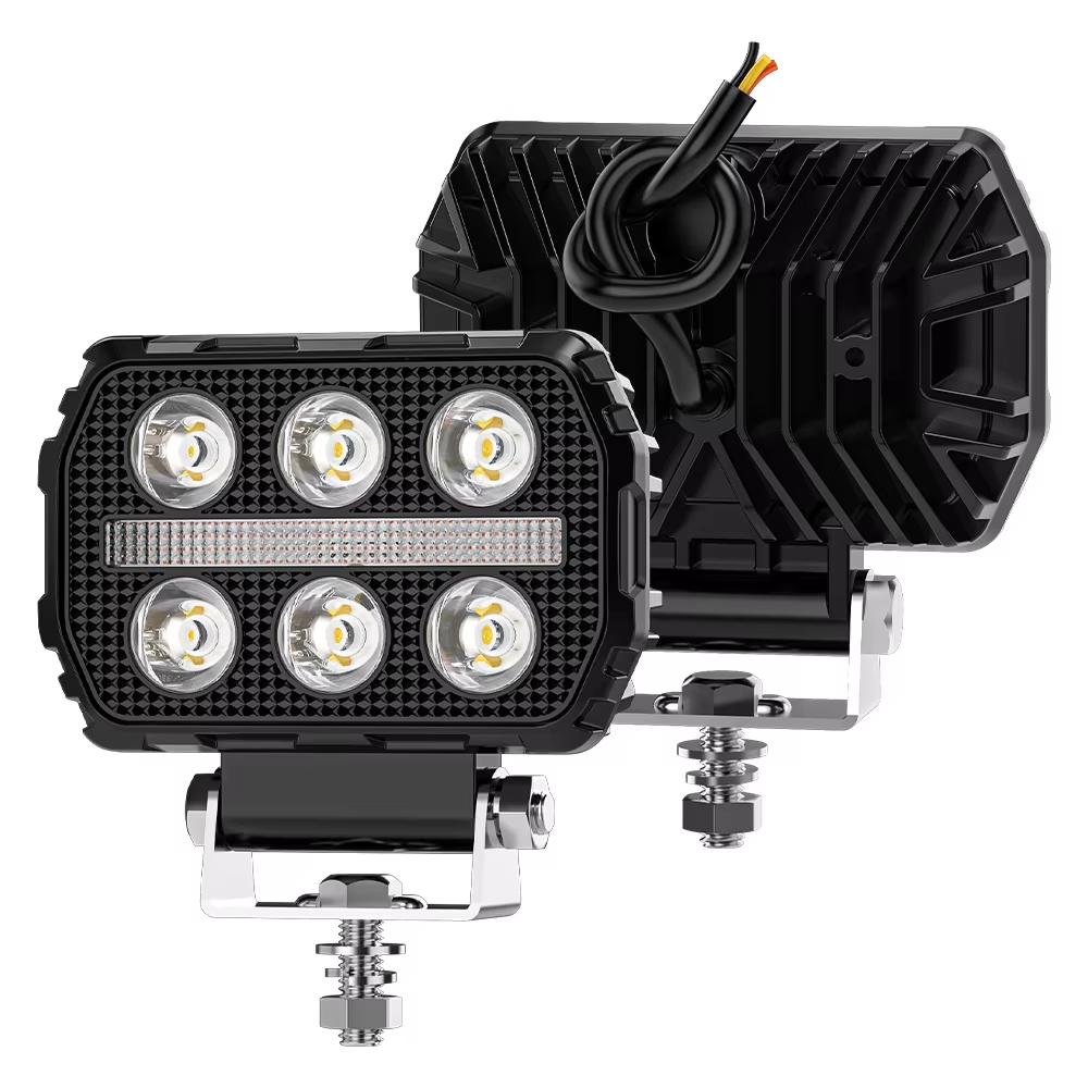 New 4.5Inch Square Driving DRL Spotlight Auxiliary Light WorkLight Led 9-30V Led Work Light For Trucks Car SUV ATC Boat