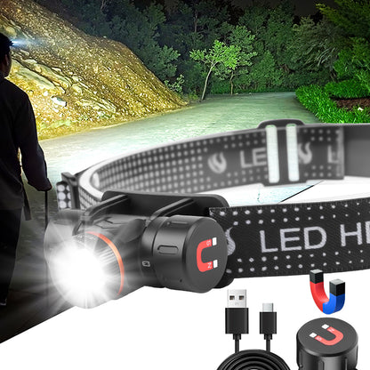 Diving Headlamp Underwater Head Flashlight Light IPX8 Waterproof Scuba Dive Light Diving Headlight