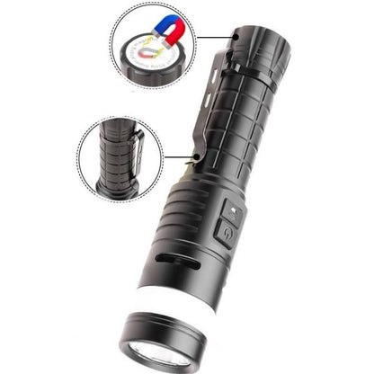 Ultra Bright Torch Built-in Battery Flash Light Emergency Spotlights Most Powerful Led Flashlights Tactical XC-511