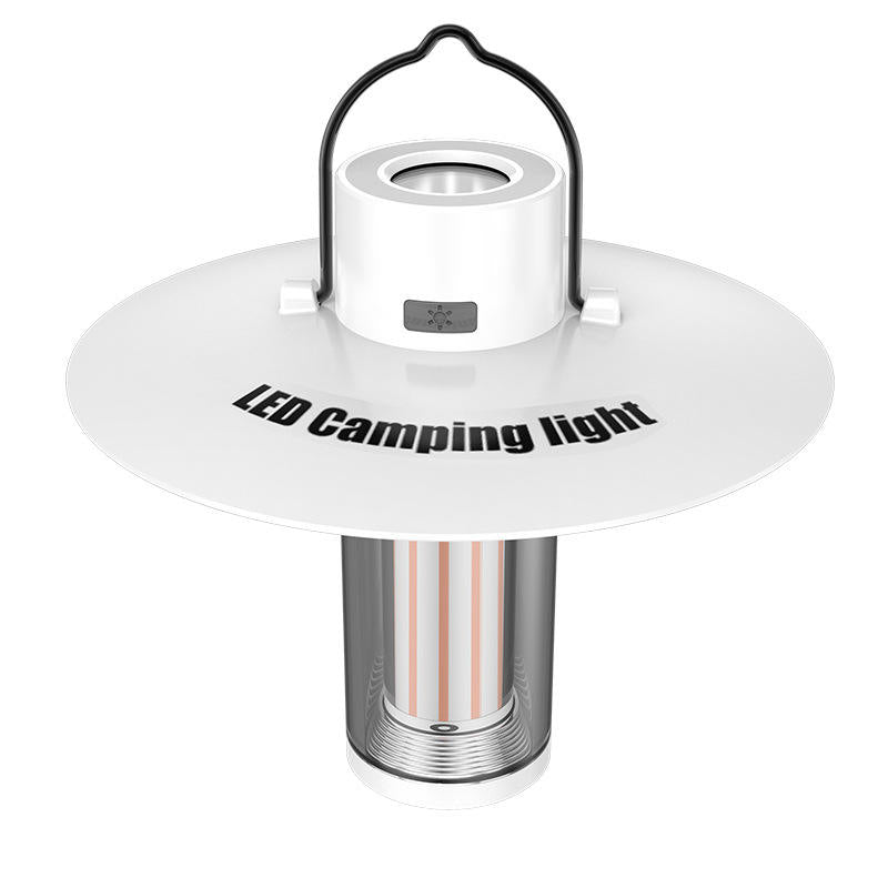 Three Light Sources with Built-in Battery Outdoor Camping Light Type-c Charging Magnet Retro Camping Light H1