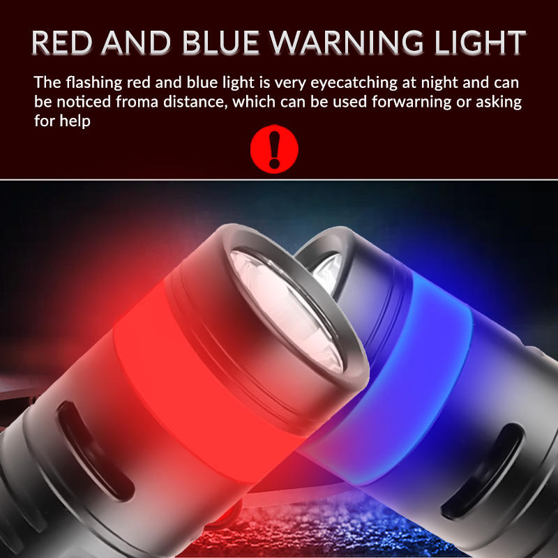 Ultra Bright Torch Built-in Battery Flash Light Emergency Spotlights Most Powerful Led Flashlights Tactical XC-511
