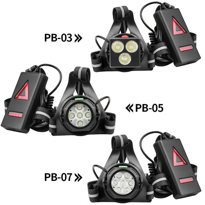 Powerful Headlamp USB Rechargeable Headlights Ultra Bright LED Lights Outdoor Waterproof Head Flashlight Camping Fishing Lantern