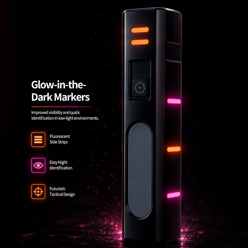 Outdoor Emergency Red Blue Flash Mini EDC Flashlight Magnetic Light Inspection Torch Light CX-020