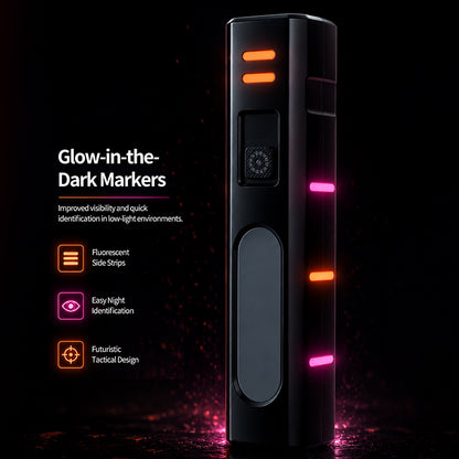 Outdoor Emergency Red Blue Flash Mini EDC Flashlight Magnetic Light Inspection Torch Light CX-020