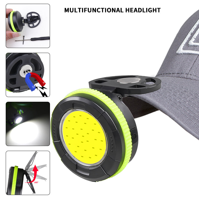 Night Running Light Reflective Vest LED Chest Lamp USB Charge Camping Fishing Cycling Vest Light(Navy Blue)