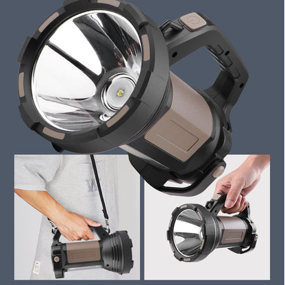 Long Range Most Powerful LED Flashligh Portable Spotlights USB Recharge Searchlight Outdoor Tactical Torch