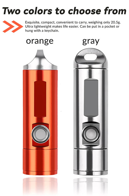 Mini Torch Power Bank Ultra Bright Tactical LED Flashlight Outdoor Lighting 5 Modes With USB Charging Cable