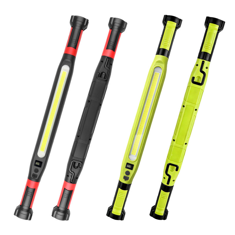 Multifunctional COB Work Light 72 LED Warm White Portable 360 Degree Rotating ABS Magnetic with Battery Display ZJ-8905
