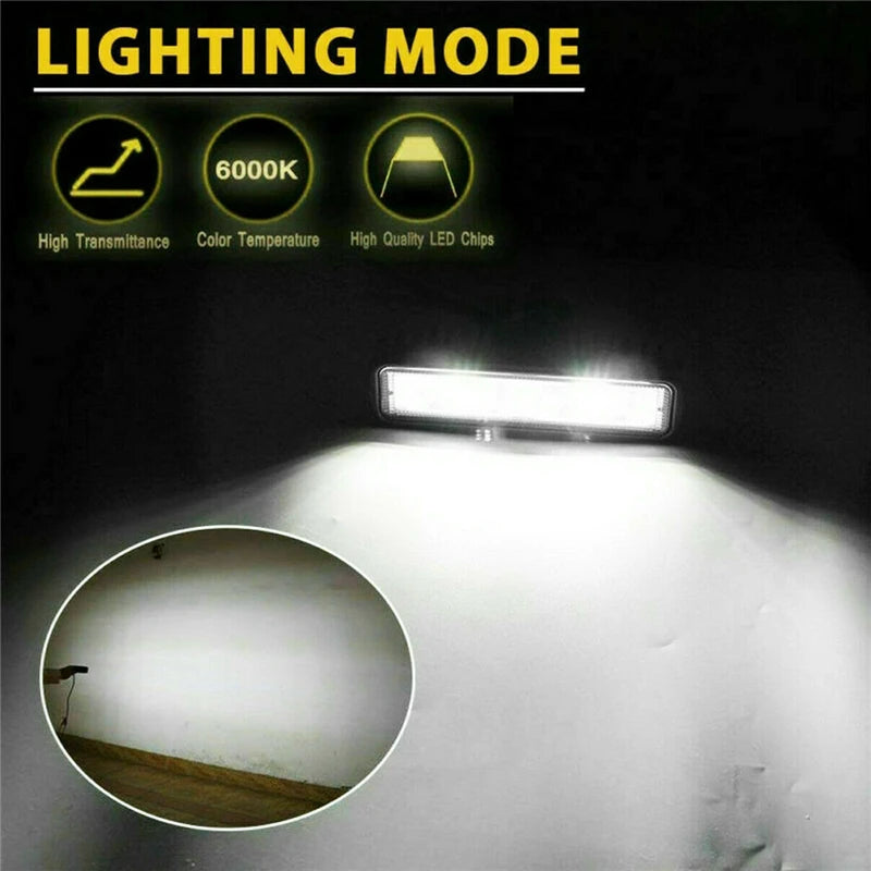 12V 48W LED Work Light Spotlight Car Lamps For Universal SUV Truck Car Led Beams Bar Flood Lamp Car Accessories