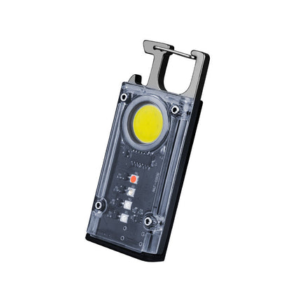 NEW Portable Mini COB Key chain Light ABS+PC IPX4 Recharge Torch Keychain Lamp G906