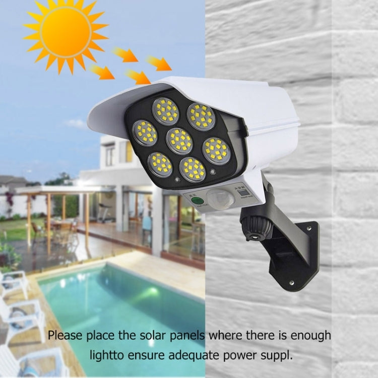 Solar Sensor LED Wall Light Simulation Camera Glare Anti-Thief Street Lamp HS V79