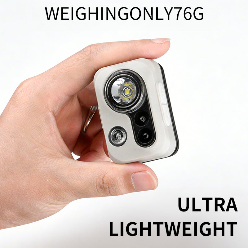 Rechargeable Headlight 400LM White Light 90° Adjustable USB-Type C Lightweight for Night and Outdoor Activities Sensor Headlamp DH02
