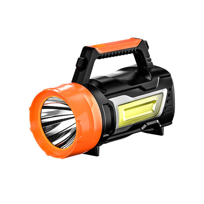 COB+ LED Work Light 500M Hand-cranked Power Generation USB Rechargeable Flashlight Spotlight Work Lamp Searchlight 886A
