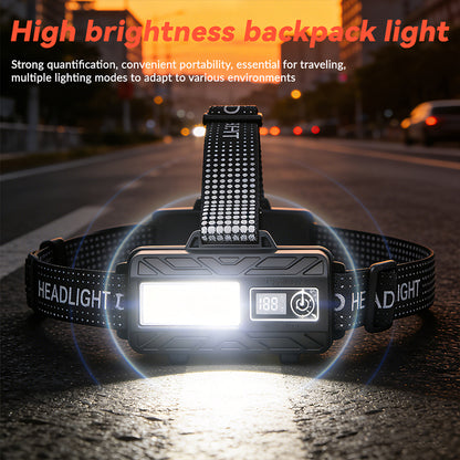 Adjustable Headlamp 90°rotated USB-C Charging High-Power LED 1000m Long-Range Outdoor Rechargeable Led Headlight 8520B