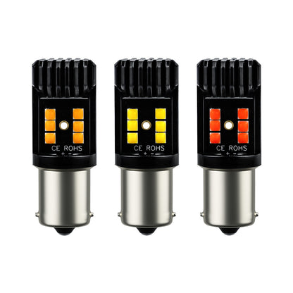 Car LED 1156/1157 Signal Lights Headlight Bulbs Turn Lamp Running Light Bright 3030 21smd PY21W Anti Flicker Brake Lamp