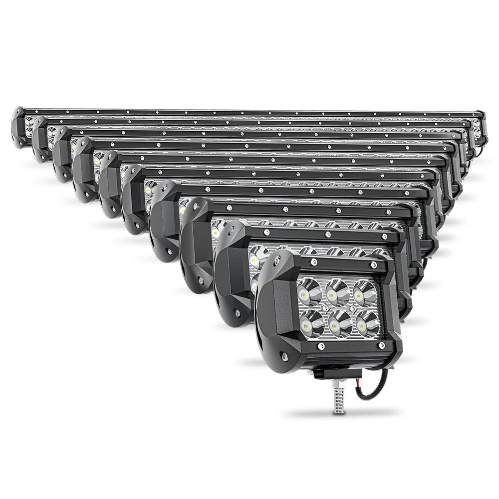 LED Light Bar Spot Beam Offroad 18W Car Waterproof Lamp Universal Led Bar Factory Driving Light for Truck SUV ATV Car