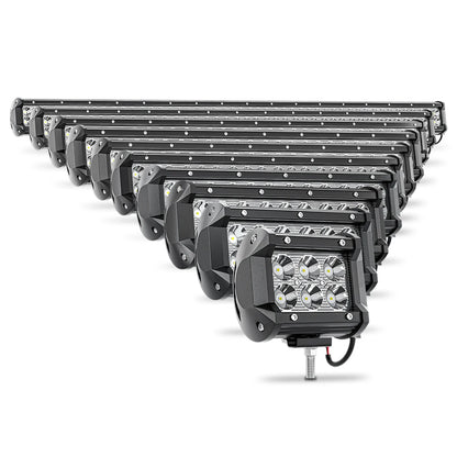 LED Light Bar Spot Beam Offroad 18W Car Waterproof Lamp Universal Led Bar Factory Driving Light for Truck SUV ATV Car