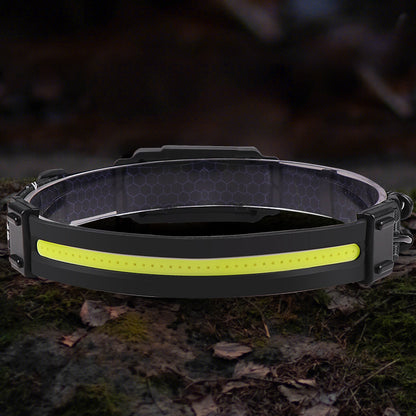 Induction COB Red LED Headlamp with Built-in Battery Type-C Rechargeable IP55 Waterproof 3 Modes for Camping KXK-669