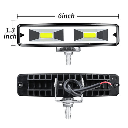 12V 48W LED Work Light Spotlight Car Lamps For Universal SUV Truck Car Led Beams Bar Flood Lamp Car Accessories