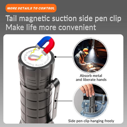 Ultra Bright Torch Built-in Battery Flash Light Emergency Spotlights Most Powerful Led Flashlights Tactical XC-511