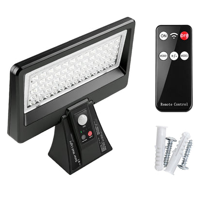 Solar Outdoor Wall Light 35+30 LED 6000K Daylight Dusk to Dawn Motion Sensor with Remote Control 4 Modes Sensor Light SWO1