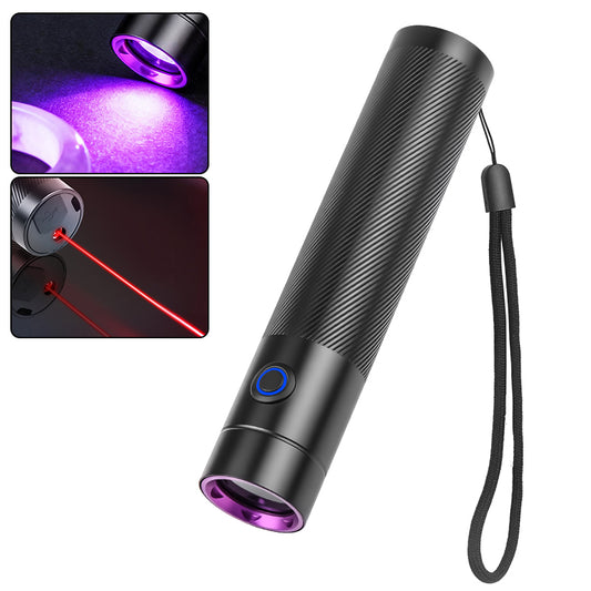 Purple Light Identification Special Ultraviolet Flashlight 365nm  Jadeite Banknote Inspection Pen Fluorescent UV Light