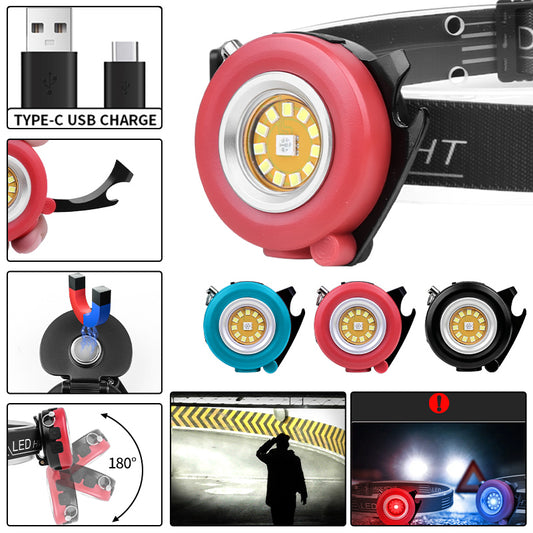 Multi-Function Keychain Light Type-C Charging Magnetic Work Light - Outdoor Mini Keychain Portable Light