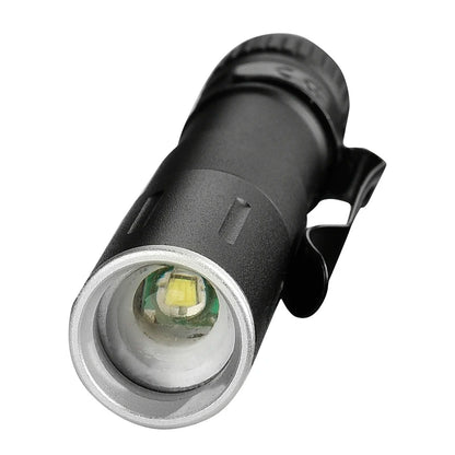 Mini LED Flashlight ZOOM 7W XPE 100LM Waterproof Torch LED Zoomable Lanterna AAA Battery Led for Camping Emergency LED Bulbs