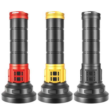 Colorful New Design Multi-Bulb Large Light Cup High Lumen Magnet Torch Portable Waterproof Tactical Flashlight Long Range Flash