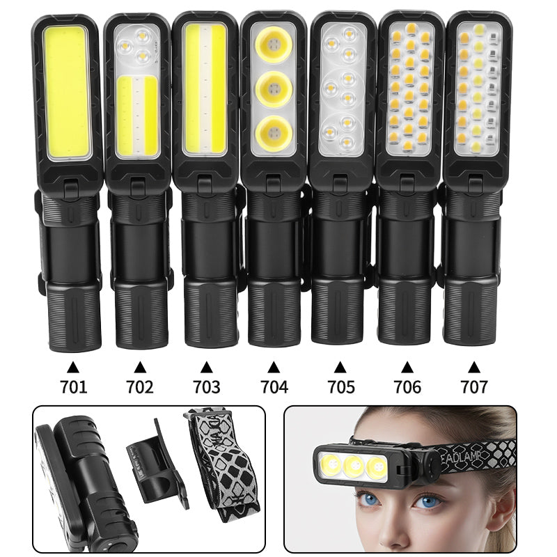 LED Rechargeable Headlamp High Bright Head Lamp With 6 Modes Headlight Waterproof Head Flashlight Camping Light
