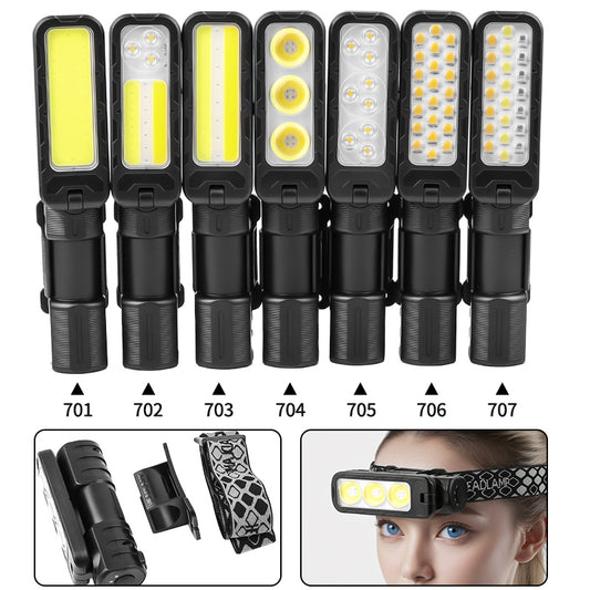 LED Rechargeable Headlamp High Bright Head Lamp With 6 Modes Headlight Waterproof Head Flashlight Camping Light