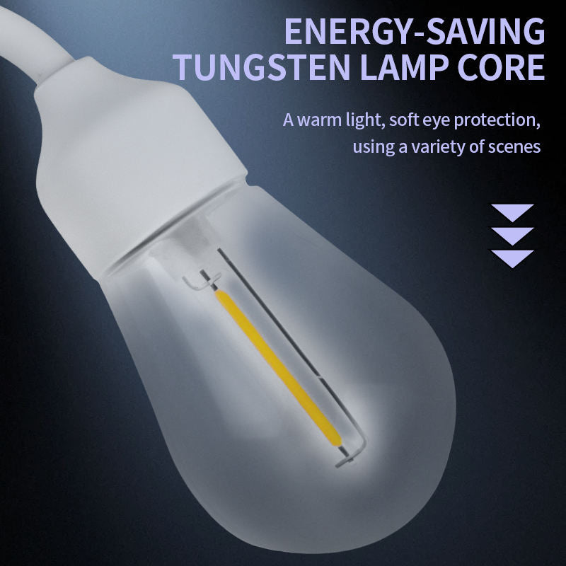 New USB Mini Bulb USB Direct Charge Tungsten Light Warm Yellow Working Night Reading Light Work LED Light HP-2402