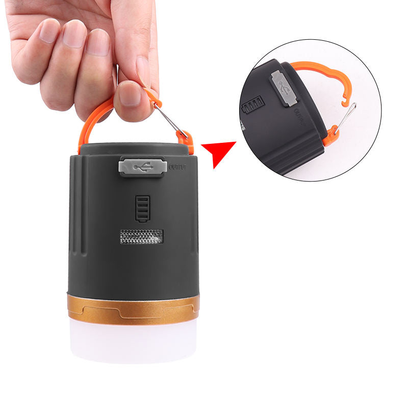 Hook Magnet Built-in Battery LED Remote Control Camping Tent Outdoor Lamp USB Phone Charge Lighting Camping Light YD-29