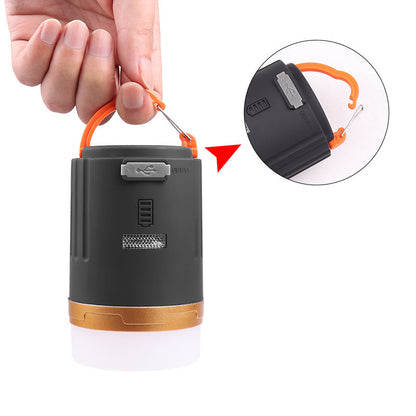 Hook Magnet Built-in Battery LED Remote Control Camping Tent Outdoor Lamp USB Phone Charge Lighting Camping Light YD-29