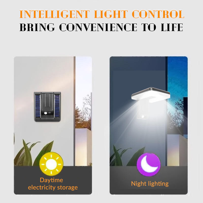 Sensor Outdoor Garden Light Solar Charging 1500mAh Hanging Camping Lantern Work Led Suspended Light Body Sensing Wall DL-32