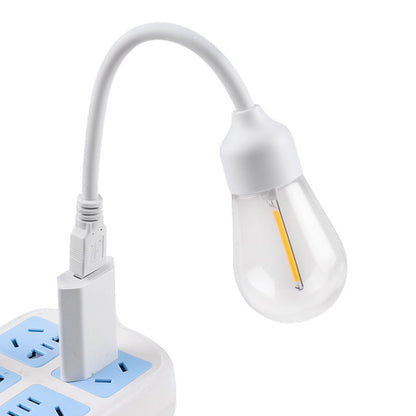 New USB Mini Bulb USB Direct Charge Tungsten Light Warm Yellow Working Night Reading Light Work LED Light HP-2402