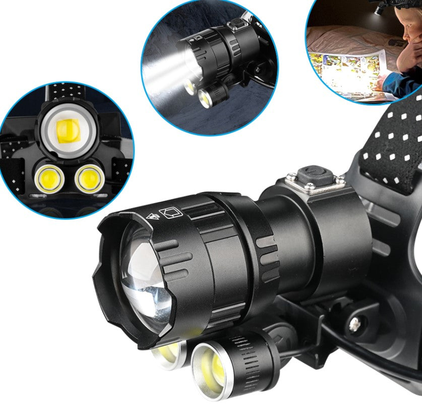 Super XHP160 +cob 10000 Powerful High Power LED Headlight 18650 Rechargeable Long Range Headlamp USB Fishing Lanternas 2010