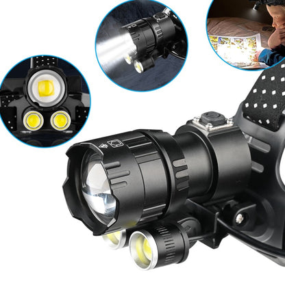 Super XHP160 +cob 10000 Powerful High Power LED Headlight 18650 Rechargeable Long Range Headlamp USB Fishing Lanternas 2010