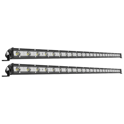 Offroad Car Single Row Slim LED Light Bar For Jeep SUV Pickup 4X4 Truck Hood Bumper LED Bar Fog Driving Lamp