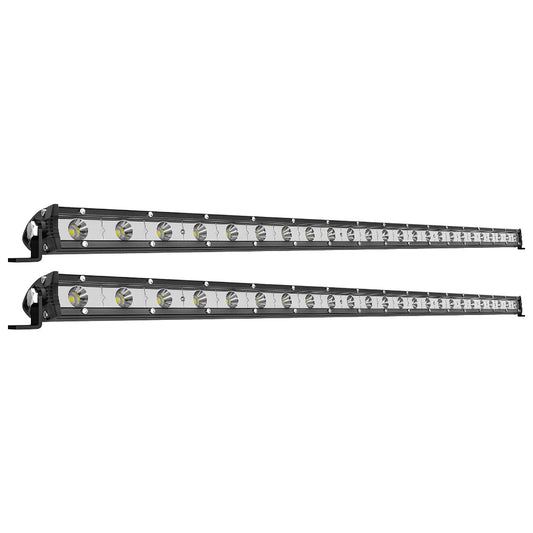 Offroad Car Single Row Slim LED Light Bar For Jeep SUV Pickup 4X4 Truck Hood Bumper LED Bar Fog Driving Lamp